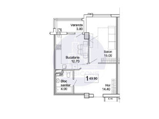 Apartament cu 1 cameră, 51 m², Ciocana, Chișinău foto 4