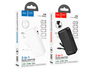 HOCO J126 Travel 22,5W power bank complet compatibil cu cablu (SUA/UE) (10000mAh) foto 2