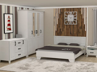 Dormitor Yasen Nordic White