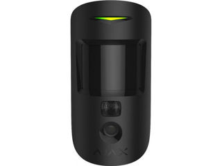 Ajax Wireless Security Motion Detector With Photo "Motioncam", Black