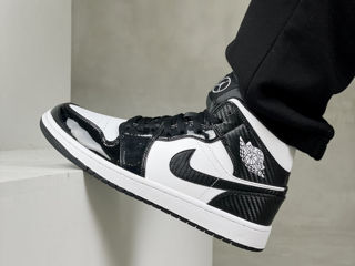 Nike Air Jordan 1 Retro High Carbon Fiber Black Unisex foto 5