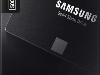 2.5" SATA SSD  500GB Samsung 870 EVO "MZ-77E500B" [R/W:560/530MB/s, 98K IOPS, MGX, V-NAND 3bit MLC] foto 1