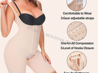 Lenjerie corectoare tip body cu corset LEFUN foto 12