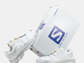 Salomon XT-6 Soft Ground All White Unisex foto 4