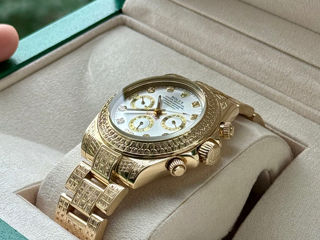 Rolex Daytona Silver Gold 585 foto 8