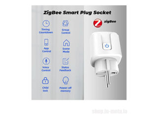 BSD33 220v 10A Universal socket adapter WiFi Zigbee Tuya, Smart Plug Adapter. Умная розетка. foto 2