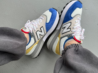 New Balance 574 Legacy Grey Blue Yellow Unisex 36-45 foto 5