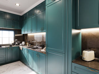 Bucătărie neoclasică Rimobel într-o culoare de invidiat foto 2