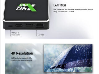 Tv Box - Тв Приставка Ugoos X4q Pro 4/32 , Homatics Dongle R 4k Android Tv 2/32gb foto 3