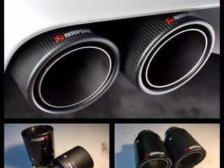 Насадки на глушитель Akrapovic, эксклюзивные насадки на глушитель M style Чёрные глянцевые / матовые