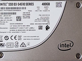новый качественный ssd 2.5" Intel 480gb