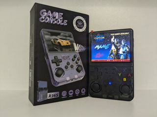 Портативная игровая ретро приставка консоль Game Console R36S 128GB Black