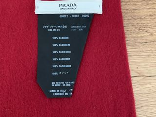 Prada шарф 100% кашемир 20*107 см foto 5