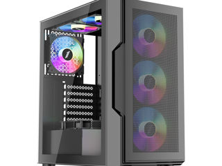 new / Корпуса 1STPLAYER сarcase PC, аквариумы RGB Case Mesh / Deco foto 14