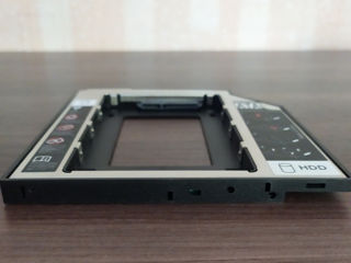 HDD Adapter 9,5 мм, пластик, новый, доставка foto 5