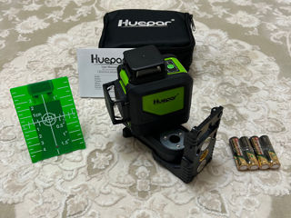 Laser Huepar 2D 902CG 8 linii + magnet + țintă  + garantie + livrare gratis foto 4