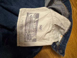 Джинсы мужские новые original Levi's  Lot 501 W36 L30 foto 5