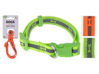 Zgarda Pentru Caini Dogs D25-40Cmx1.5Cm Neon, 2Culori