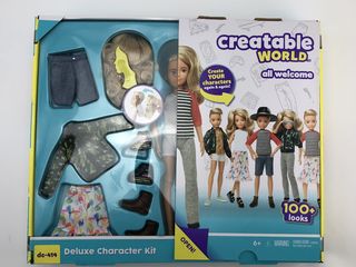 Кукла Создаваемый мир Светлые волнистые волосы Creatable World Deluxe Character Kit Customizable foto 2