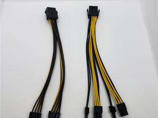 Id-180: Adapter 8 pin to 2x8(6+2) pin. Переходник - Удлинитель - Тройник 8 пин на 2х8(6+2) пин foto 3