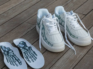 Nike Air Force 1 Low Skeleton White foto 3