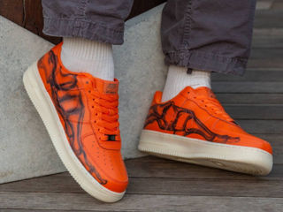 Nike Air Force 1 Low Skeleton Orange foto 9