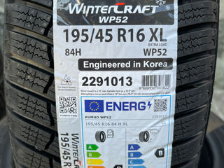 195/45 R16 Kumho Wintercraft WP52/ Доставка, livrare toata Moldova 2024 foto 2