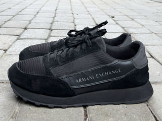 Armani Exchange Suede Mix Runner Trainers. Размер 42. Оригинал. В идеальном состоянии. foto 2