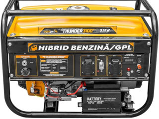 Generator 2in 1 , Benzina/GPL, 3.1 Kw, pornirea electrica ,Euro 5,