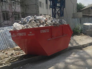 cantainer gunoi контеинер вывоз мусора evacuarea gunoiului demolari вырубка бетона foto 1