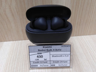 Xiaomi Redmi Buds 4 Activ  430lei