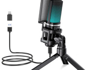 Zealsound RGB USB Condenser Gaming Microphone