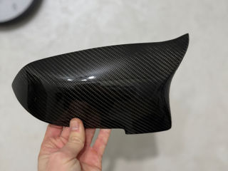 Cumpar Capac sting  oglinda BMW seria 5 F10 Carbon Batman Style foto 2