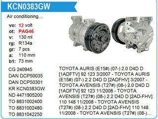 Toyota - compresor la conditioner foto 2