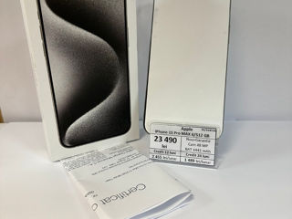 Apple iPhone 15 Pro Max 8/512 Gb ( nou + garanţie) - 23490 lei foto 2