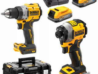 set combo dewalt , motor fara perii , 18v , acumulator power stack dck2051e2t foto 1