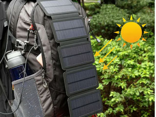 Солнечная портативная система из 6 панелей=USB-PORT-для зарядки телефонов;др. гаджетов и Power-Bank!
