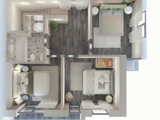 Vânzare TownHouse, 3 dormitoare + living cu bucătărie, variantă albă, str. Mihai Eminescu, Durlești! foto 20