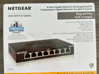 Netgear 8-port 1 gigabit switch (gs308)