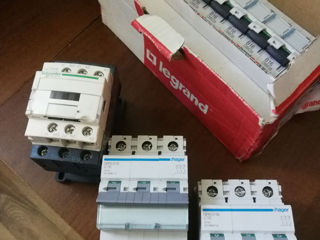 Intrerupatoare automate(1P, 3P), contactor (Legrand, Hager, Schneider) foto 1