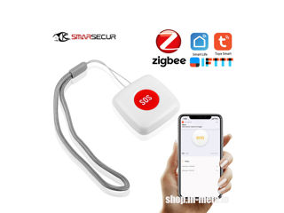 AE-SOS2 SOS Button Sensor Alarm ZigBee Tuya Waterproof, Датчик сигнализации. foto 3