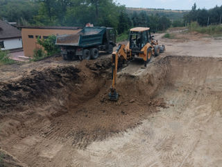 Saparea cotlovanului cu excavator și kamaz!!! foto 4