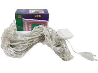 Luminite De Craciun 240Led Albe, 2Х2M