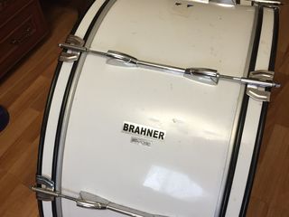 BRAHNER MBD-2612/WH маршевый БАС-барабан размер 26x12 foto 3