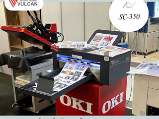 Режущий плоттер с автоподачей листов резка наклеек этикеток Vulcan SC-350 plotter de tăiere cu alime