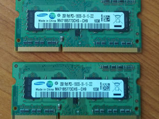 Ram Laptop 2gb pc3-10600s ddr3-1333mhz sodimm Samsung foto 2