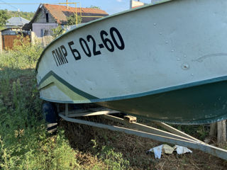 Vind barca de aliuminiu in stare buna, pentru vinatoare  e taman ce trebuie. Se vinde si aparte foto 4
