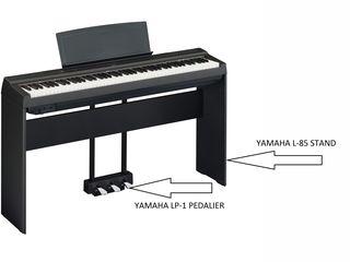 Yamaha P-125 - pian digital cu 88 clape, 24 de tonuri, polifonie de 192 de note, 20 de ritmuri foto 5