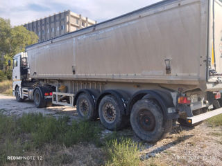 Semiremorcă cu prelată , +Cap tractor ,autobasculantă Cap tractor MAN 463TGR foto 7