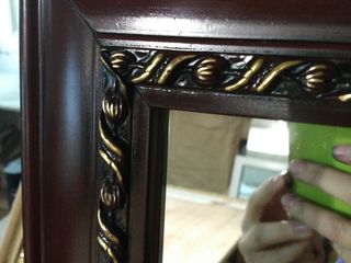 Oglinda in rama de lemn, noua. Зеркало новое. Pret redus! foto 2